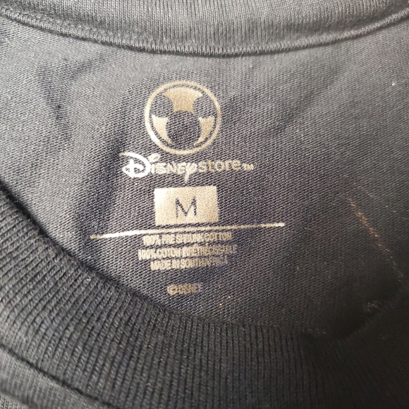 Disney Store Minnie Mouse Gold Foil Black TShirt Short Sleeve Medium - Picture 3 of 6